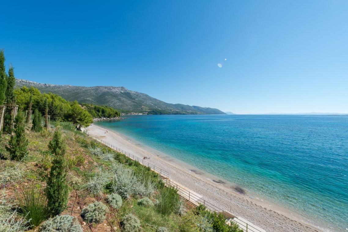 Luxury Beachfront Villa Mare With Private Pool At The Beach Orebic - Peljesac Eksteriør billede