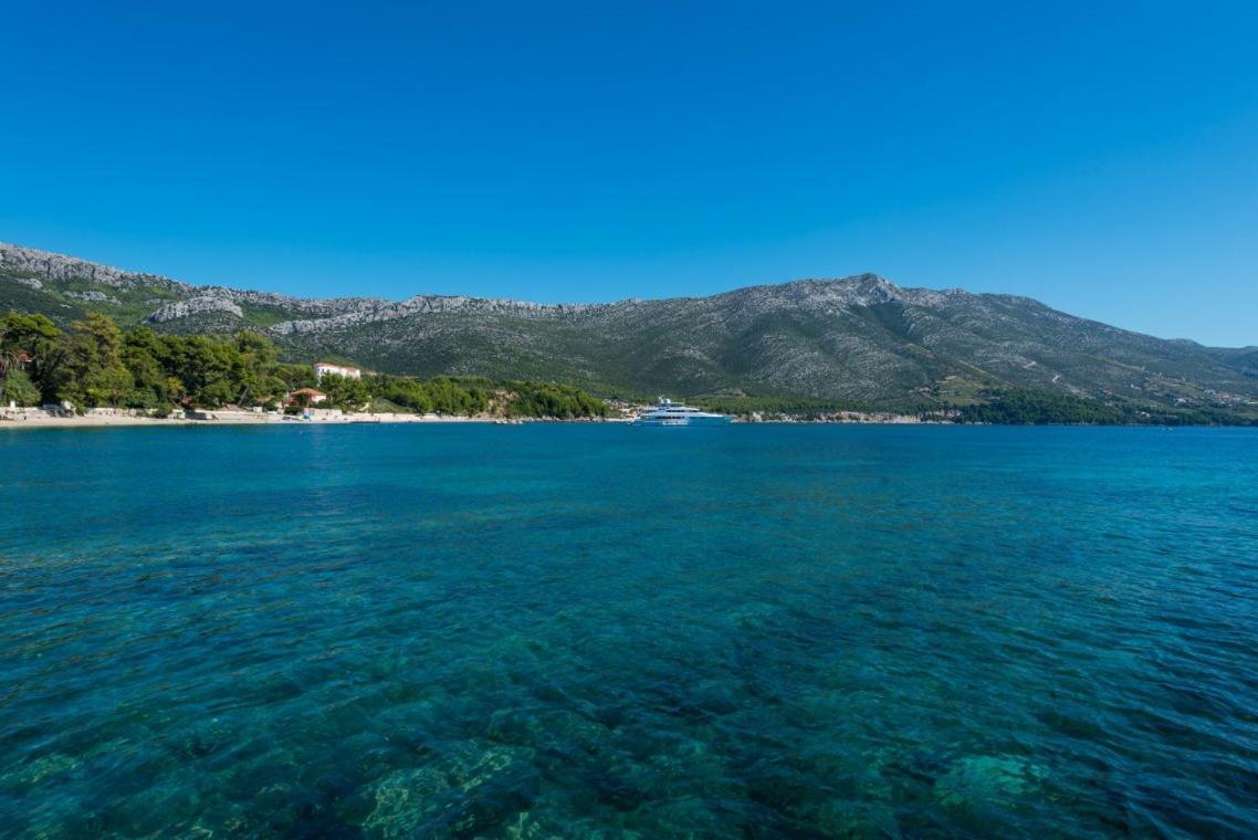 Luxury Beachfront Villa Mare With Private Pool At The Beach Orebic - Peljesac Eksteriør billede